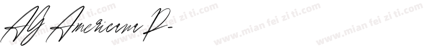 AG Americana P字体转换
